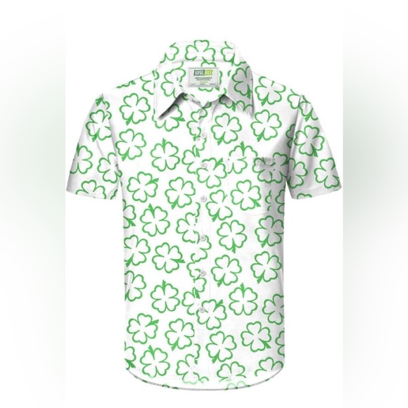 Men's Shamrock button down - Picture 3 of 4
